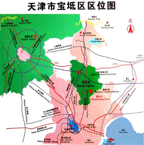 北辰有河北工大科技园,宝坻有北大京津科技园.